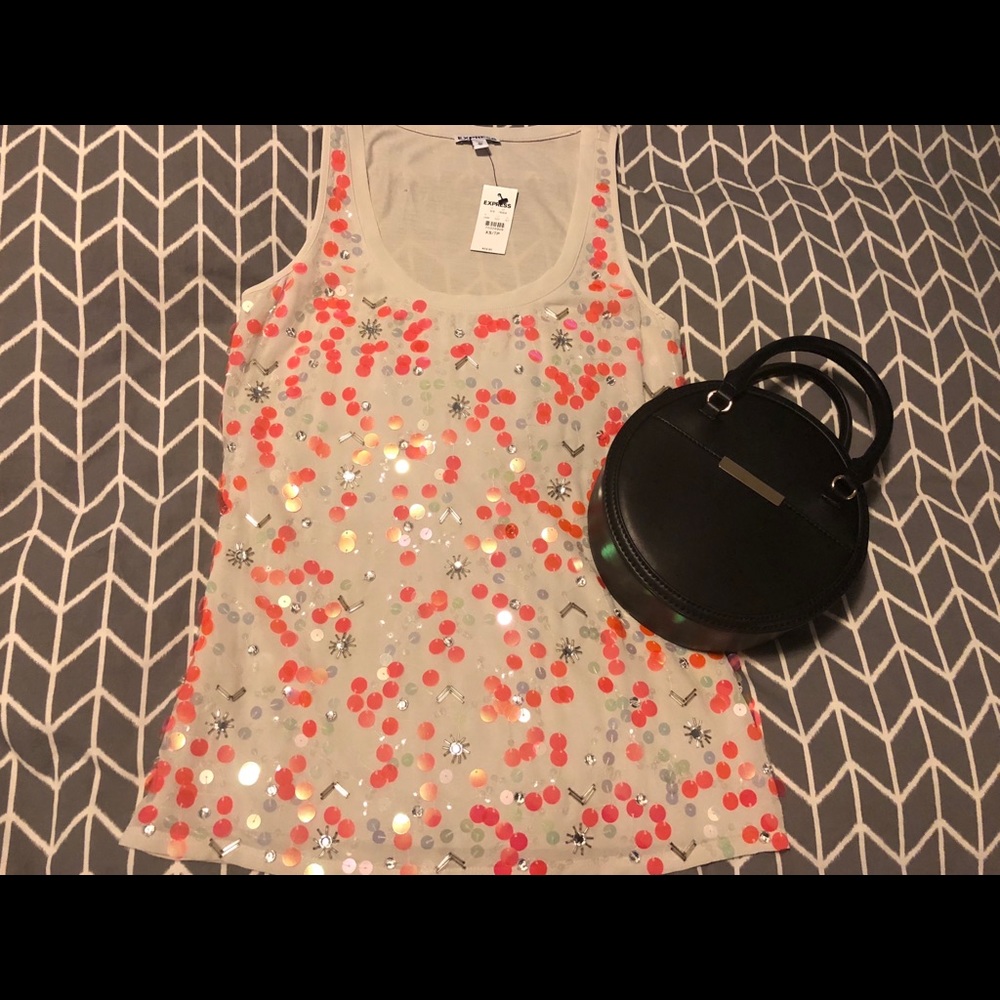 Embellished tank top from Express